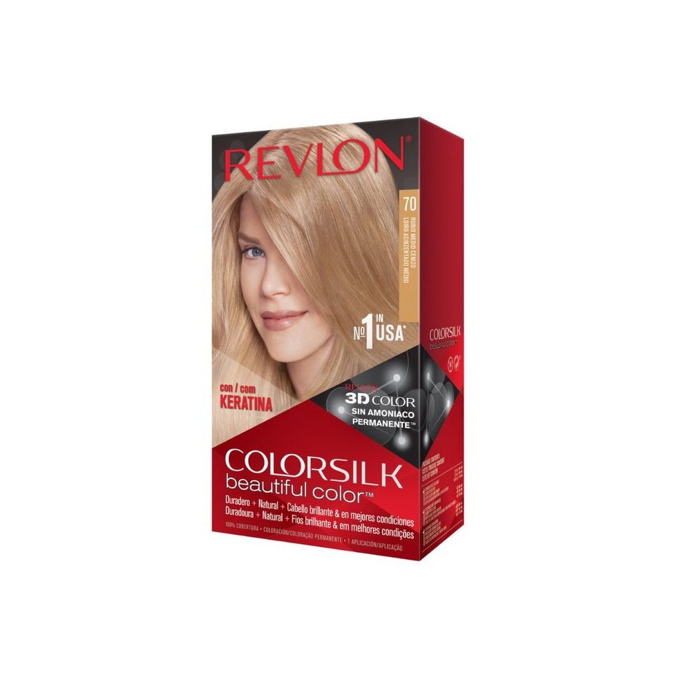 Revlon ColorSilk - Tinte para el cabello, kit 70