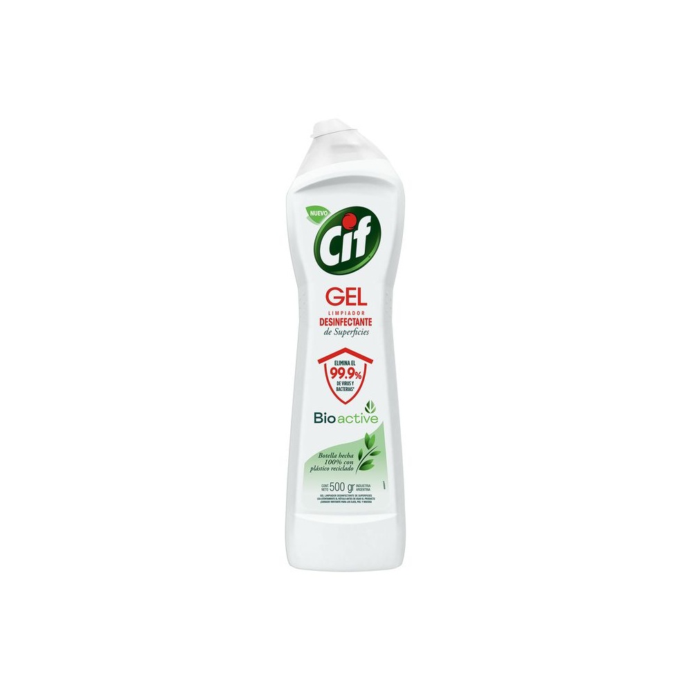 CIF GEL LIMPIADOR DESINFECTANTE X500ML 
