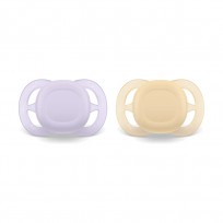 AVENT CHUPETE ULTRA START 0-2M LILA Y BEIGE X2
