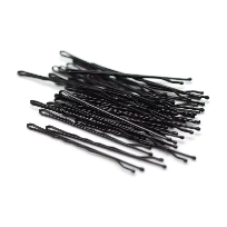 BASICARE HORQUILLAS NEGRAS MEDIANAS 6.2 CM X36U