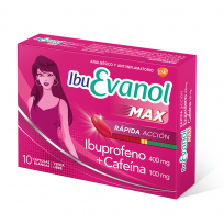 IBU EVANOL MAX RAPIDA ACCION X10