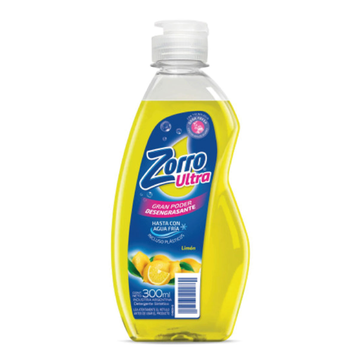 ZORRO DETERGENTE LIMON X300ML 