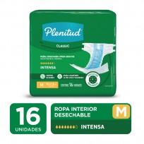 PLENITUD CLASSIC PAÑAL DESECHABLE INTENSO T.M X16U