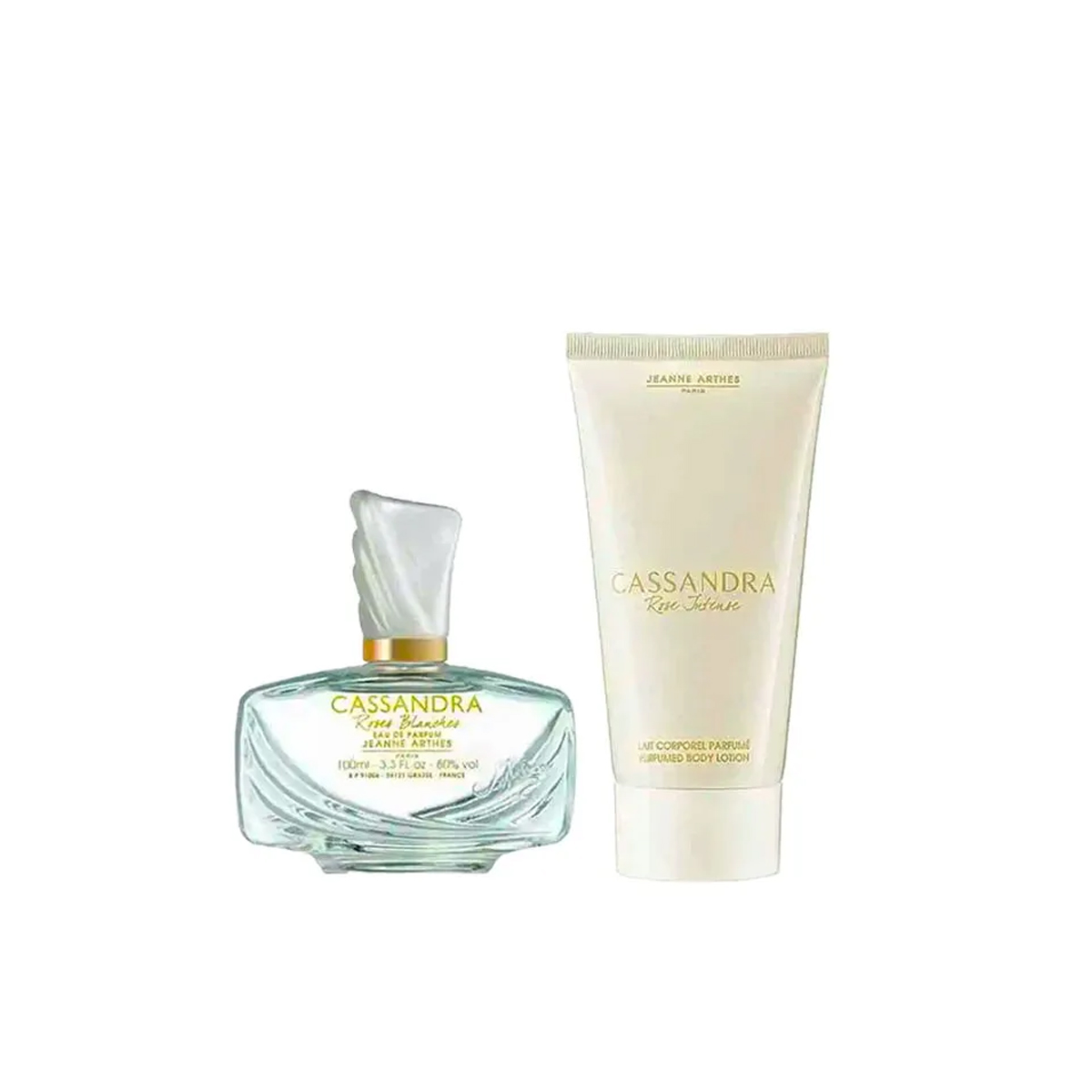 JEANNE ARTHES ESTUCHE CASSANDRA ROSES BLANCHES 