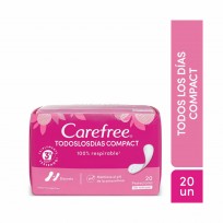 CAREFREE PROTECTORES COMPACT X20 SIN PERFUME