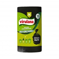 VIRULANA BOLSA RESIDUOS 50X70 M X15U