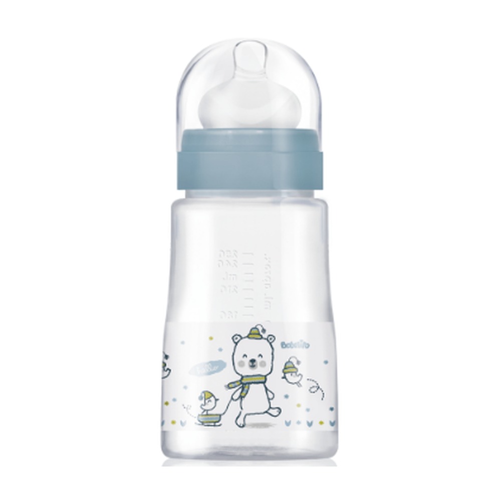 BABELITO BIBERON BOCA ANCHA T1 CELESTE X250ML
