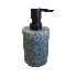BUNGUIS SET JABONERA+DISPENSER+VASO PORTA CEPILLOS GRIS