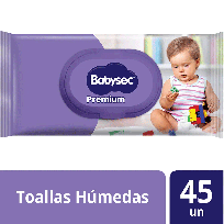 BABYSEC TOALLITAS HUMEDAS PREMIUM X45U