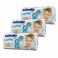 Estrella Pack x 8 Paquete de Pañales
