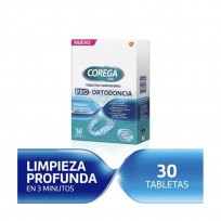 COREGA TABS PRO ORTODONCIA X30U