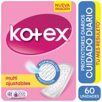 KOTEX PROTECTORES X60 CUIDADO DIARIO