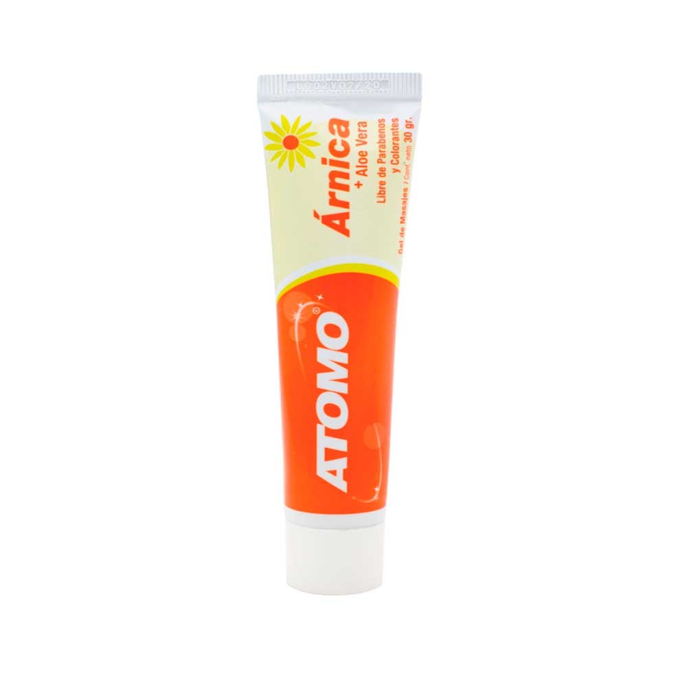 ATOMO DESINFLAMANTE ARNICA GEL PARA MASAJES x30G.