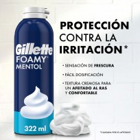 GILLETTE FOAMY X312 MENTOL