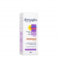DERMAGLOS SOLAR SPF 50 FACIAL TONO MEDIO X50G 