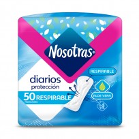 NOSOTRAS PROTECTORES DIARIOS RESPIRABLES X50u 