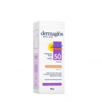 DERMAGLOS SOLAR SPF 50 FACIAL TONO CLARO X50G