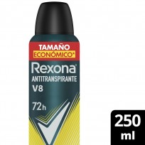REXONA ANTITRANSPIRANTE X250ML. V8 MEN 