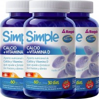 SIMPLE CALCIO + VITAMINA D PAST GOMA X 60