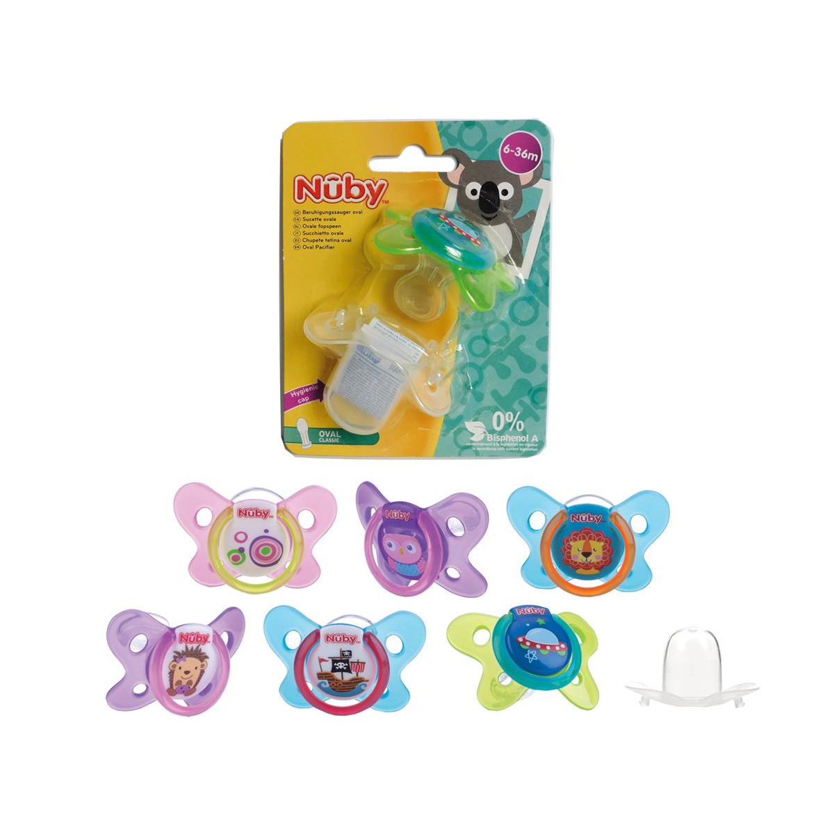 NUBY CHUPETE ORTODONCIA MEDIANO X1 U