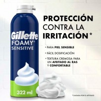 GILLETTE FOAMY X312 SENSITIVE SKIN CELESTE