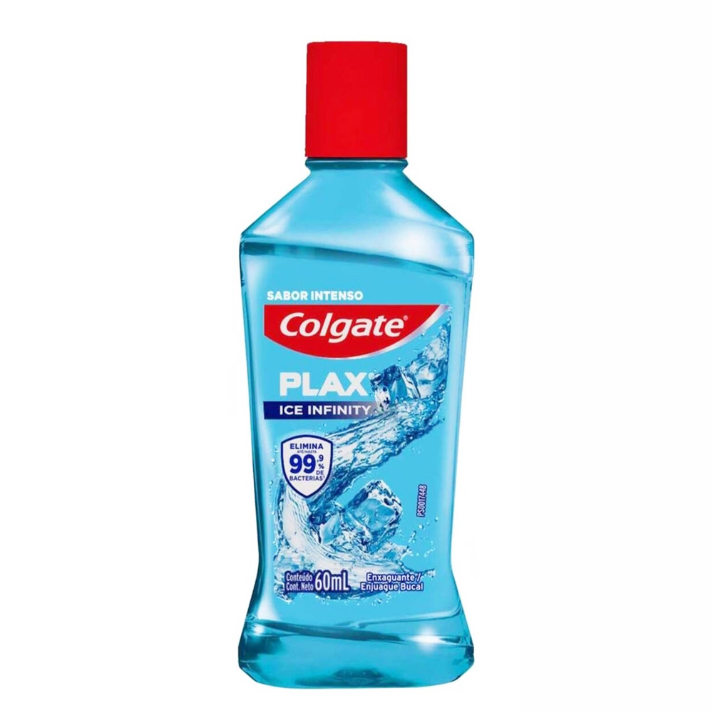 COLGATE ENJUAGUE BUCAL PLAX ICE INFINITY X60ML
