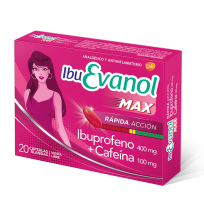 IBU EVANOL MAX RAPIDA ACCION X20