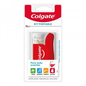 COLGATE KIT PORTABLE CEPILLO + CREMA DENTAL 60G