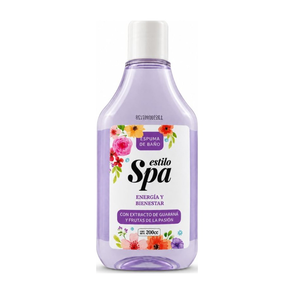 ESTILO SPA ESPUMA DE BAÑO ENERGIA Y BIENESTAR 200 ML