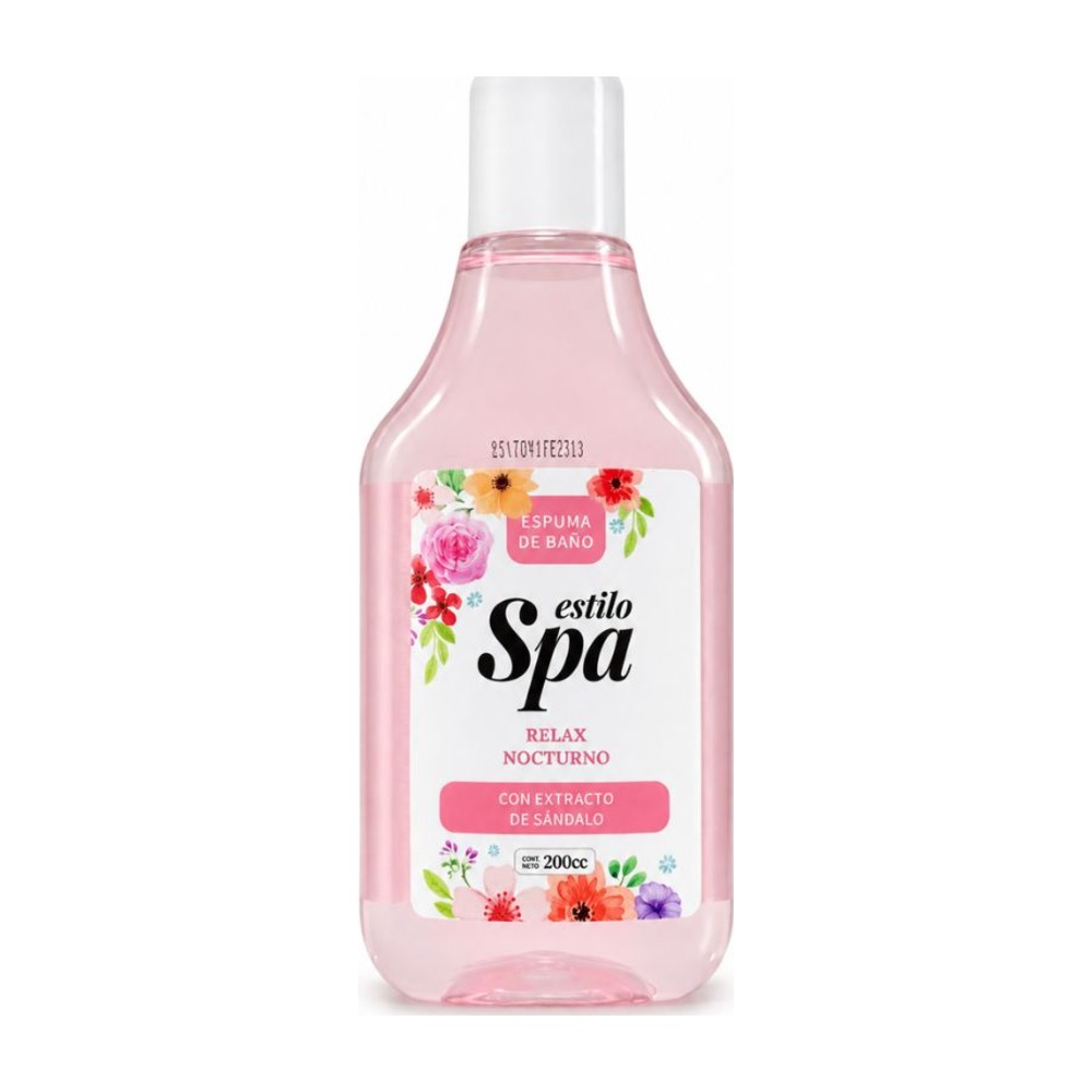 ESTILO SPA ESPUMA DE BAÑO RELAX NOCTURNO 200 ML