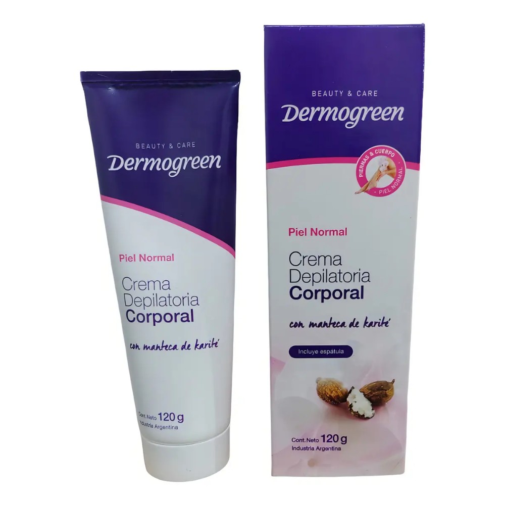 DERMOGREEN CREMA DEPILATORIA CORPORAL X120G