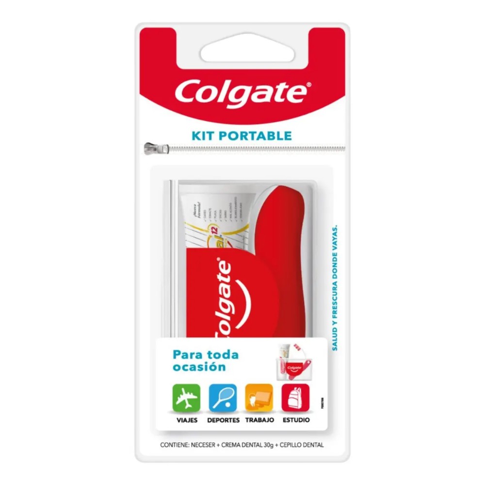COLGATE KIT PORTABLE CEPILLO + CREMA DENTAL 60G
