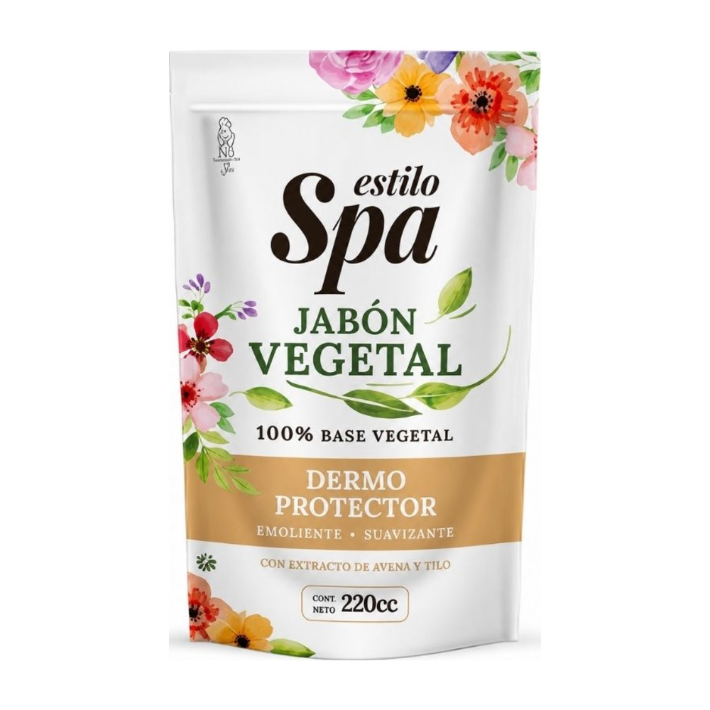 ESTILO SPA JABON LIQ. VEG. DERMO PROTECTOR DOYPACK 220 ML