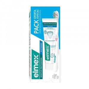 ELMEX PACK CREMA DENTAL SENSITIVE WHITENING 110 G + CEPILLO