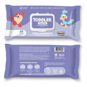 TODDLER TOALLITAS HUMEDAS CAMPANILLA X48U