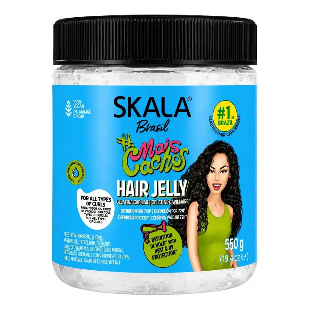 SKALA GELATINA CAPILAR MAIS CACHOS X550G