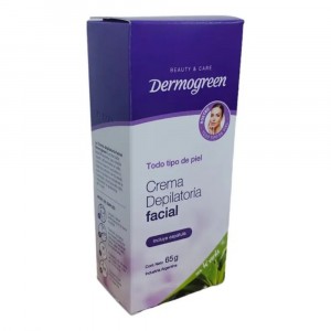 DERMOGREEN CREMA DEPILATORIA FACIAL X65G