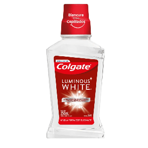 COLGATE ENJUAGUE BUCAL PLAX X 250 ML LUMINOUS WHITE
