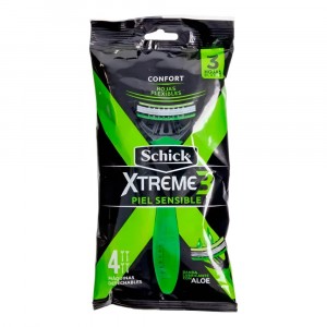 SCHICK XTREME 3 MAQUINA DE AFEITAR VERDE X4