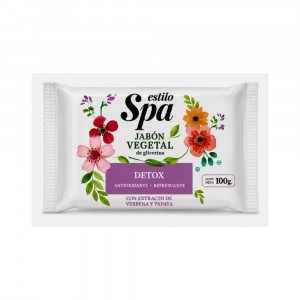ESTILO SPA JABON DE GLICERINA VEGETAL DETOX 100 G