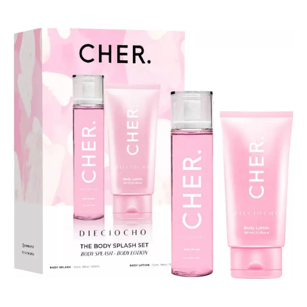 CHER DIECIOCHO SET MINI BODY SPLASH + BODY LOTION