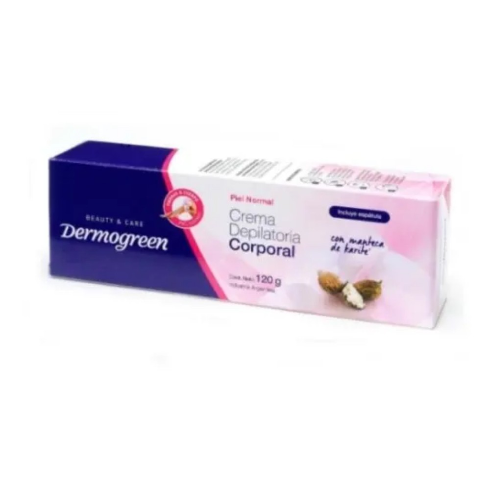 DERMOGREEN CREMA DEPILATORIA CORPORAL X120G