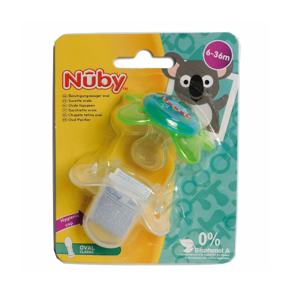NUBY CHUPETE ORTODONCIA MEDIANO X1 U