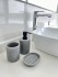 BUNGUIS SET JABONERA+DISPENSER+VASO PORTA CEPILLOS GRIS