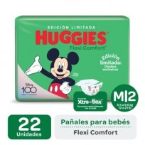HUGGIES FLEXI COMFORT TALLE M. x21u