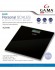 GAMA BALANZA DIGITAL VIDRIO NEGRA SCG 430 