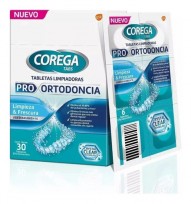 COREGA TABS X30 PRO ORTODONCIA COMBO X4 UNIDADES
