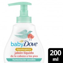 DOVE BABY JABÓN LÍQUIDO X200 HUMECTACIÓN SENSIBLE