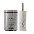 BUNGUIS SET ESCOBILLA DE BAÑO+TACHO PARIS NATURAL