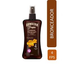 HAWAIIAN TROPIC ACEITE BRONCEADOR SPF4 X240 